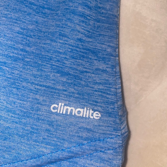 ADIDAS Climalite Women’s Blue CrissCross RacerBack Tank MEDIUM - Picture 6 of 6